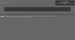 Desktop Screenshot of c-wave.org